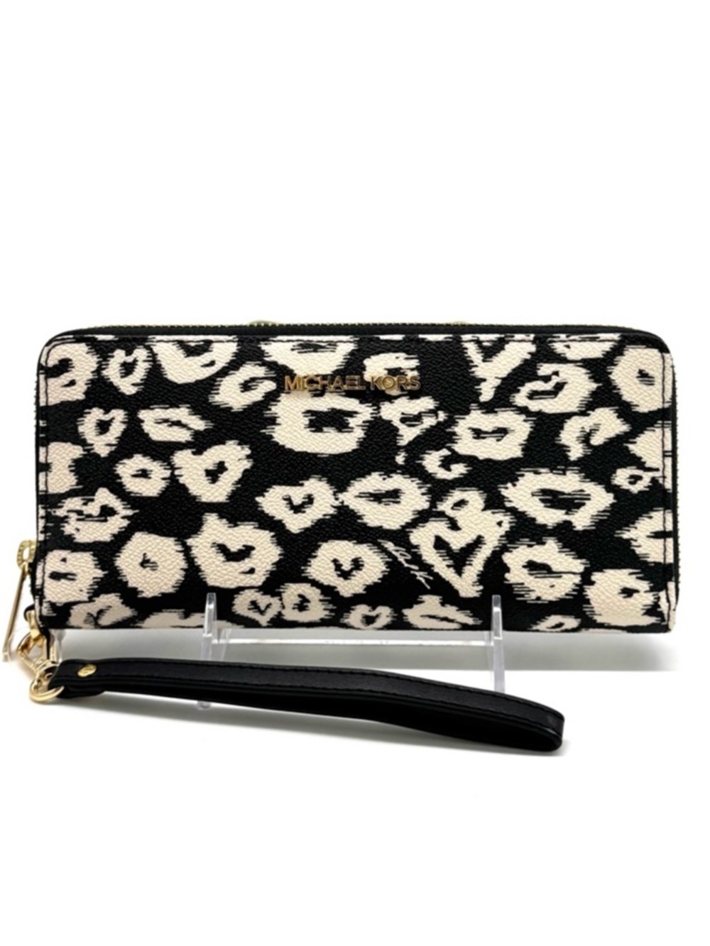 Michael Kors Large Continental Wallet Black Multi